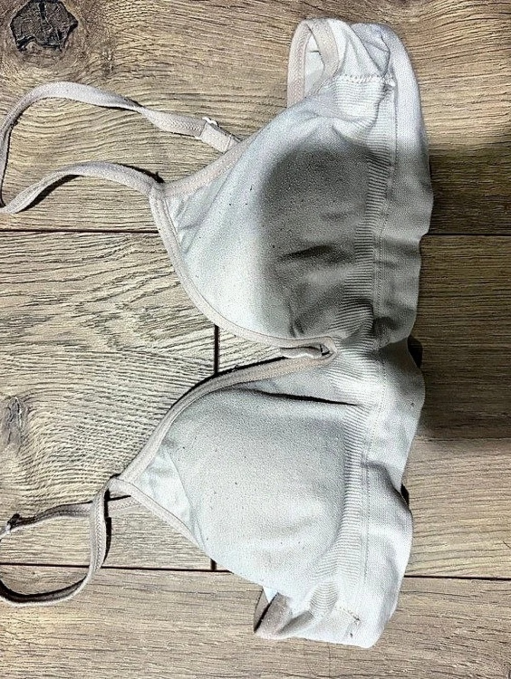 Cat & Jack Girls' Seamless Wirefree Hybrid Bra Beige 30A